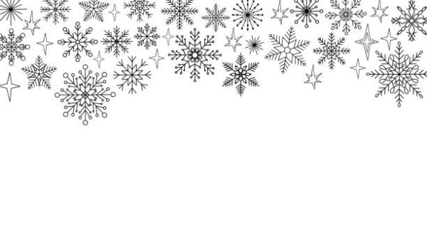 Szablon border S Snow